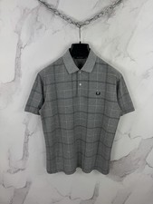 Polo vintage Fred Perry cotone pettinato check cultura casual made in England