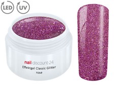GEL LED UV GLITTER ROSE