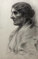 Donna Di Profilo, Disegno