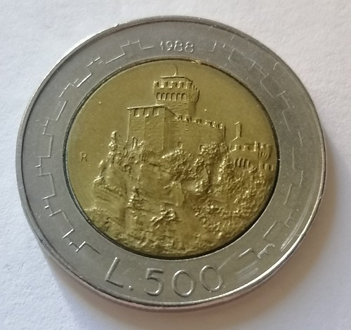 Moneta 500 lire san marino - lire,