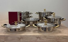 BATTERIA DI PENTOLE 12 PZ INOX