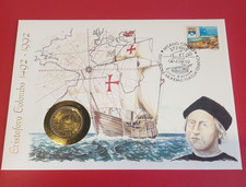 Bolaffi Primo Giorno Con Moneta Cristoforo Colombo 1992