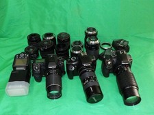 Lotto misto Pentax - Canon e obiettivi tutto perfettamente funzionante