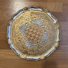 VASSOIO FIORENTINO IN LEGNO