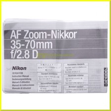 Manuale originale per Nikon AF
