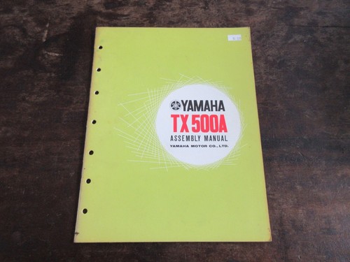 Yamaha tx500 tx500a 1973 - yamaha, a