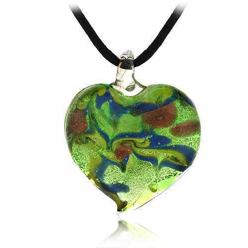 Collana con ciondolo seta - con,