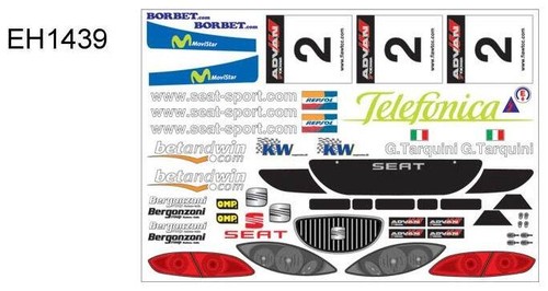 Grafiche foglio adesivi seat - ,