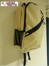 PRATICO ZAINO SPORT E  TEMPO LIBERO BEIGE /BLU MOLTO CAPIENTE
