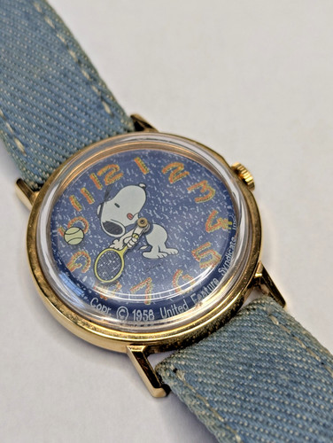 Vintage timex snoopy - snoopy, tennis