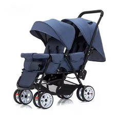 Passeggino gemellare doppio