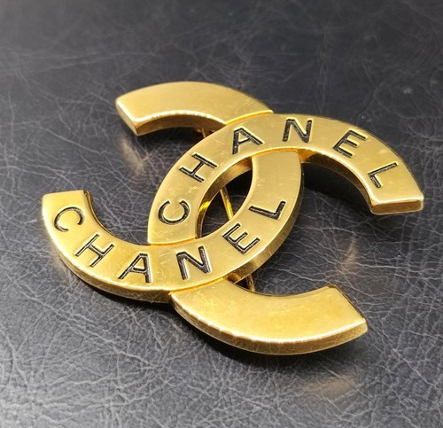 Spilla chanel metallo - spilla,