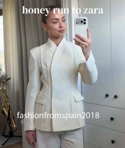 Zara giacca blazer sartoriale - giacca,