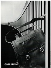 PUBBLICITA' ORIGINALE VINTAGE 1986-GHERARDINI BORSE 
