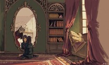 Anime Ragazze Specchio Libri