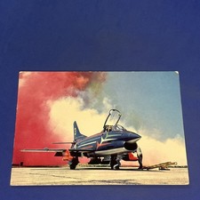 FIAT G 91 DELLA PATTUGLIA ACROBATICA NAZIONALE - CARTOLINA - A COLORI