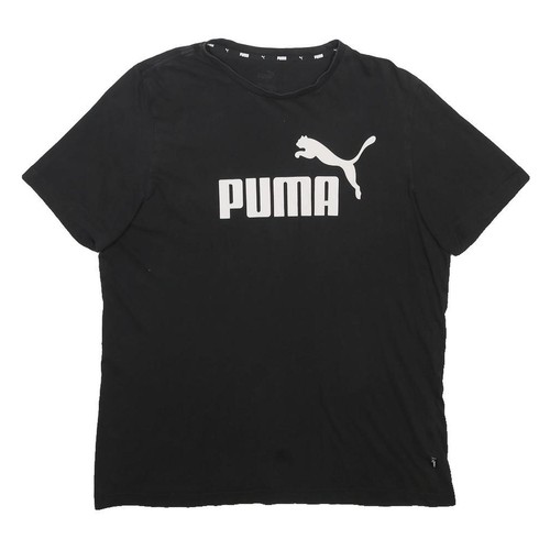 Puma uomo nero grafico shirt - nero,