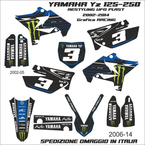 Adesivi kristal yamaha yz - adesivi,