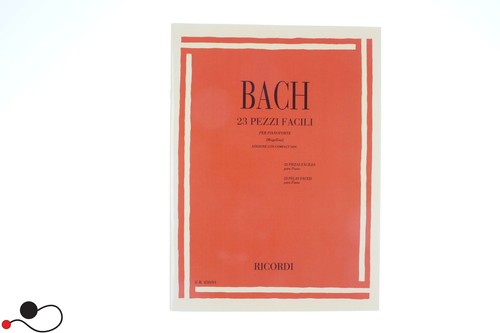 Spartito ricordi bach pezzi - spartito, 23