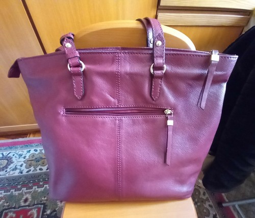 Borsa pelle rossa carpisa - pelle,