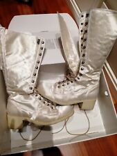 STIVALI DONNA OXS, CHARLY, SATIN, BIANCO, primavera estate, 102 WHITE  misura 40