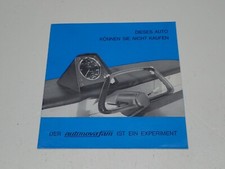 AUTONOVA FAM PIO MANZU DEPLIANT BROCHURE PROSPEKT (T15)