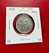 1968 50 Lire Italia Moneta -