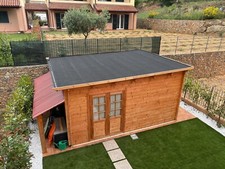 Casetta in legno per deposito da esterni