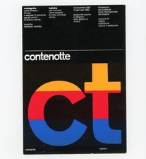 Bruno Contenotte Milano Tubidra Cuboignito Ottagono Duomo Arte Cartolina 1981