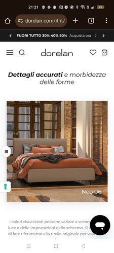 Letto matrimoniale dorelan - letto,