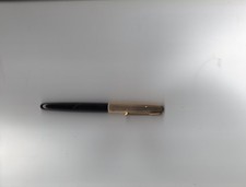 PENNA PARKER 51 STILO VINTAGE,COLORE NERO. CAPPUCCIO PLACCATO ORO, PENNINO ORO -