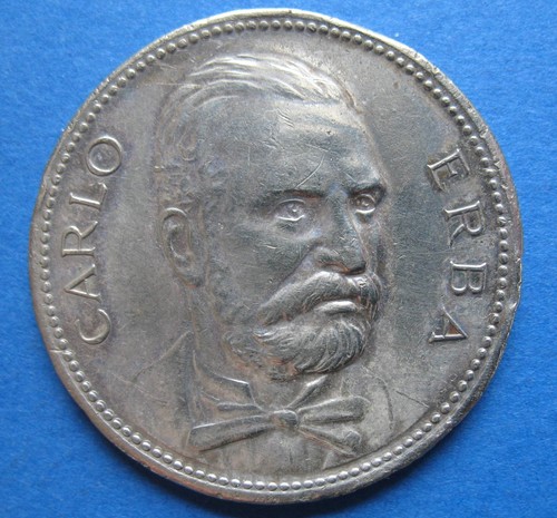Antica medaglia carlo erba - antica,