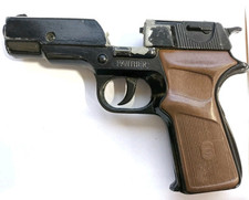 Pistola Giocattolo Panther Marca Universal FMV Vintage Anni 80 Da Restaurare