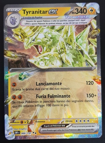Tyranitar 066 197 ultra - ex, 066/197