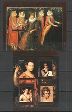 TG450 2014 TOGO ART QUADRI GRANDE LAVINIA FONTANA KB+BL MNH TESTO ORO