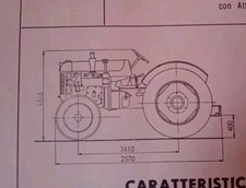 TRATTORE LESA SUPER TITANO 30 MOTORE SLANZI SCHEDA omologazione Originale 1956 