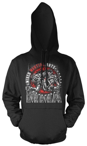 Felpa con cappuccio mma - felpa, |