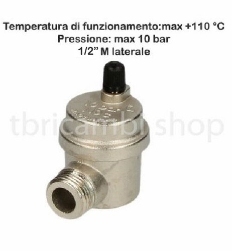 Valvola automatica sfogo - automatica, di