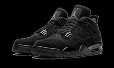 Jordan Air Jordan 4 Retro Black Cat Scarpe da Ginnastica per Uomo - Black/Black