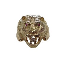Anello testa di Leone con