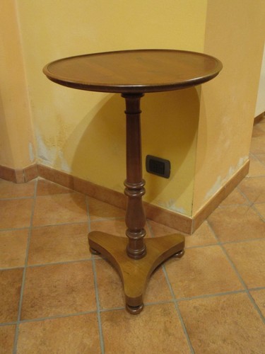 Antico tavolino rotondo - tavolino,