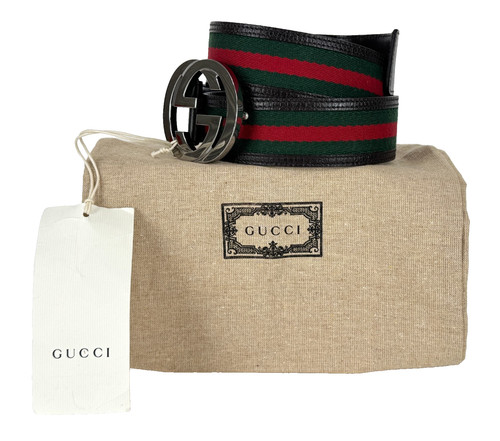 Gucci auth web belt 32 - 80, cm