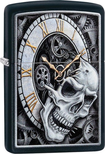Accendino zippo teschio - accendino,