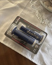 Domino A250 Manopole per Moto - Nere/Rosse, Set di 2