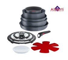 LAGOSTINA BATTERIA INGENIO MINERALIS GREEN 13 PEZZI INDUZIONE GAS ( PROMO )