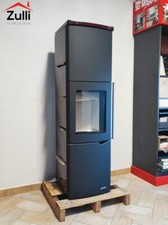 EVA PALAZZETTI  STUFA A LEGNA CON ACCUMULO CERAMICA ROSSA 3 STELLE