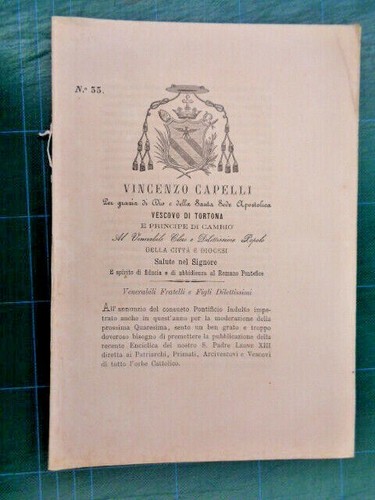 Vincenzo capelli vescovo - vincenzo,