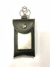 Portatelecomando Guscio Radiocomando VERA PELLE Portachiavi Cm 5x9