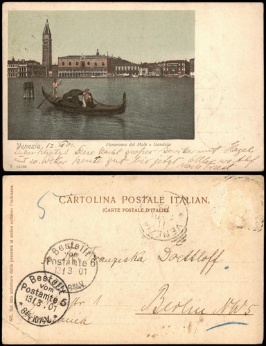 Cartolina venezia - cartolina,