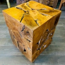 Tavolino etnico sgabello pouf